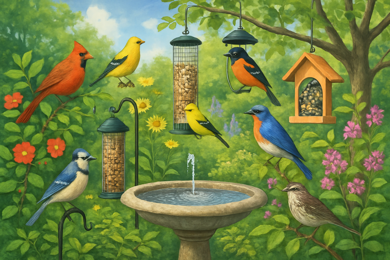 Best Ways to Attract Songbirds